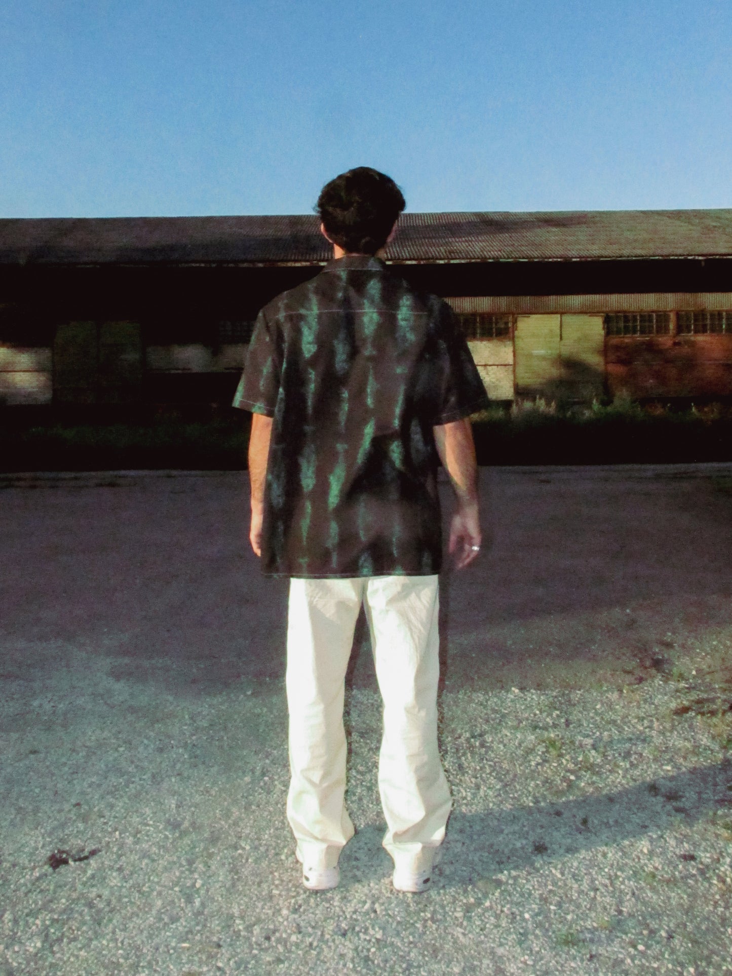 Gyotaku Button Shirt (Black)