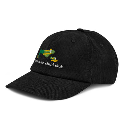 Grown ass child club cap (Black)