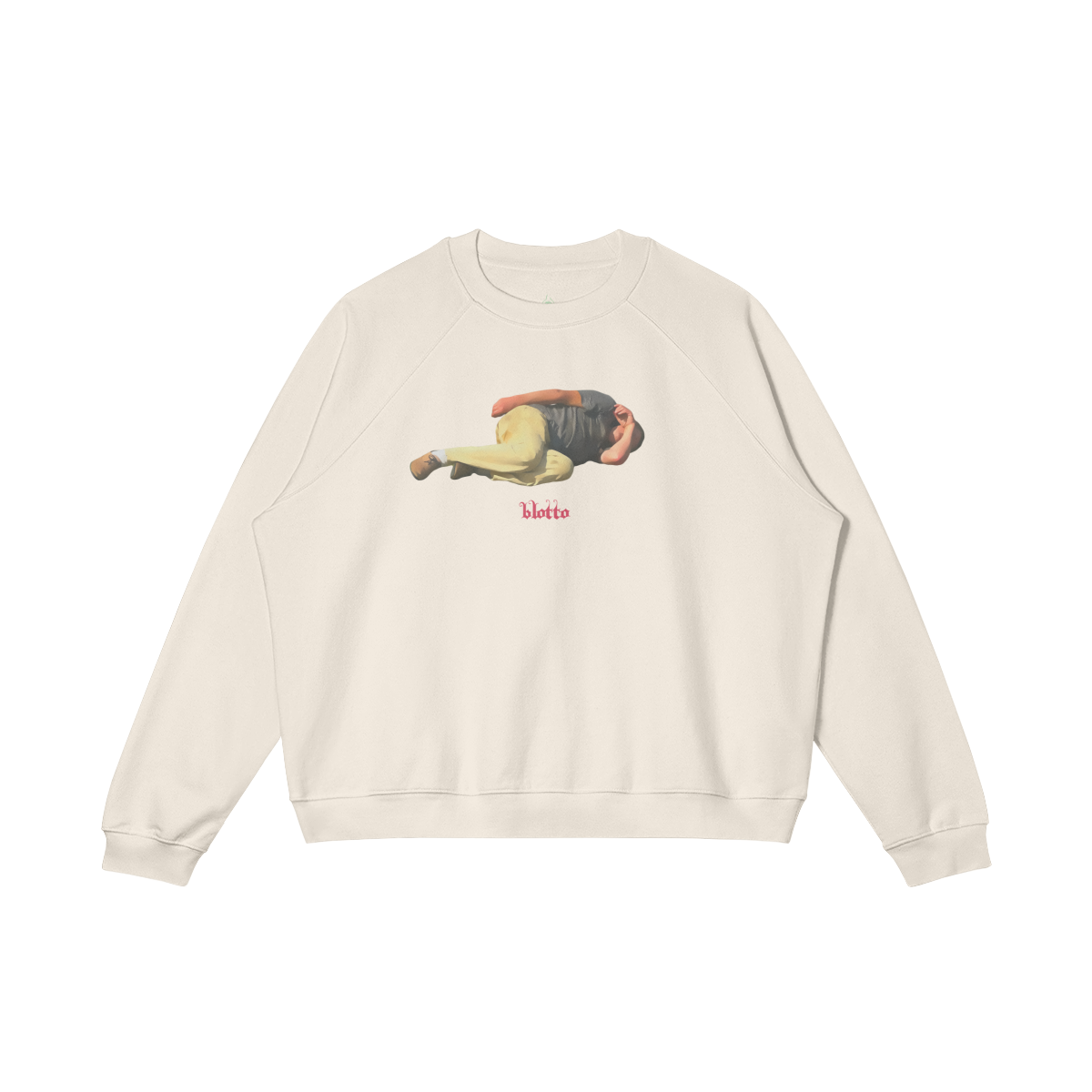 BLOTTO Drunkman Crewneck Rice apricot